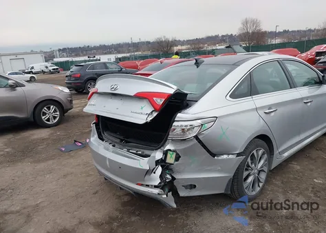 2017 Hyundai Sonata Limited 2.0T из США, поврежденный, VIN 5NPE34AB4HH571879